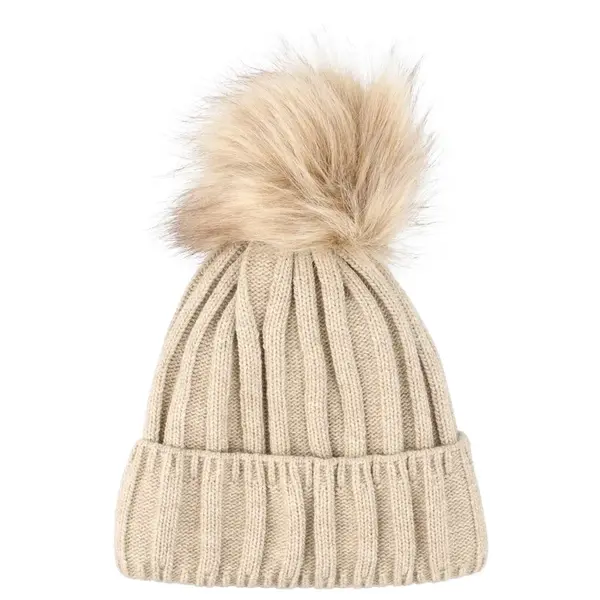 Trendová dámská zimní čepice Ezora, béžová