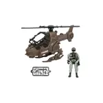 Vojenský vrtuľník s pilotom 23cm