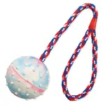 Hračka Trixie lopta gumová na povraze 6cm