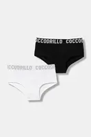 Dětské slipy Coccodrillo 2-pack bílá barva, BASIC UNDERWEAR