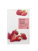 Mizon Plátýnková 3D maska s jahodami pro zjemnění a antioxidaci pleti Joyful Time (Essence Mask Strawberry) 23 g