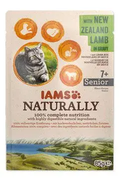Iams Cat senior jehněčí v omáčce kapsa 85g