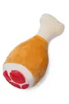 Hračka pes kuřecí stehno pískací 14x8x6 Cm plyš Karlie