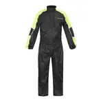Moto pláštěnka NOX/4SQUARE Safety černá-fluo žlutá XXL