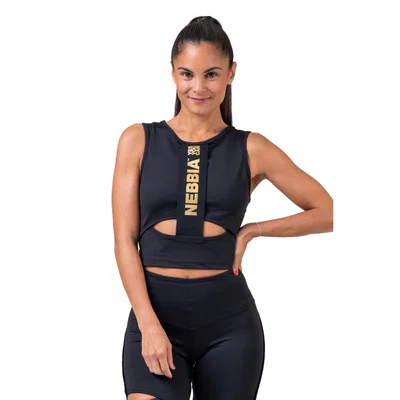 Dámský tank top Nebbia Honey Bunny 822 Black XS