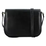 Dámská kožená crossbody kabelka černá - Katana Emma