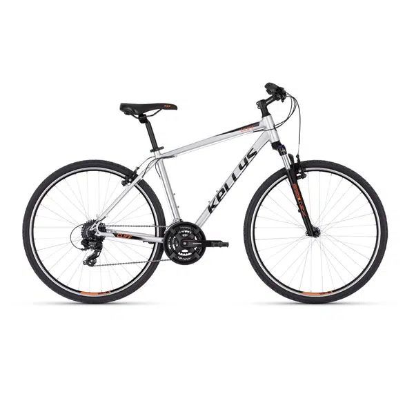 Pánské crossové kolo KELLYS Cliff 30 28" - model 2025 L (21", 175-190 cm) chrome grey