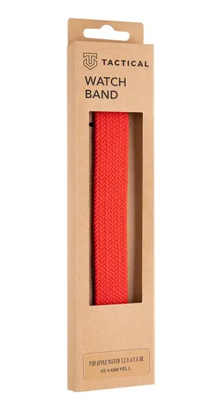 Pletený řemínek Tactical 773 pletený řem. L, Watch 42mm/44mm, červená