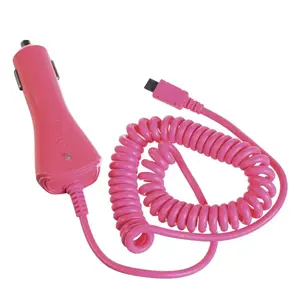 CELLY CL autonabíječka microUSB 1A růžová blister