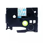 Kompatibilní páska s Brother TZ-113 / TZe-113, 6mm x 8m, modrý tisk / průhledný podklad