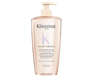 Hydratační a rozjasňující šampon pro vlasy se sklonem ke krepatění Kérastase Gloss Absolu Bain Hydra-Glaze - 500 ml + dárek zdarma