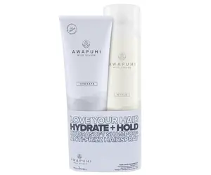 Sada pro hydrataci a styling vlasů Paul Mitchell Awapuhi Hydrate and Hold Save Duo - šampon + fixační sprej (731250) + dárek zdarma