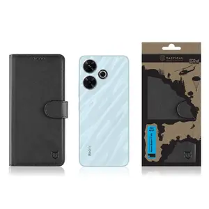 Flipové pouzdro Tactical Field Notes pro Xiaomi Redmi 13 4G, černá