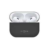 Ultratenké silikonové pouzdro FIXED Silky pro Apple AirPods Pro 2, černá