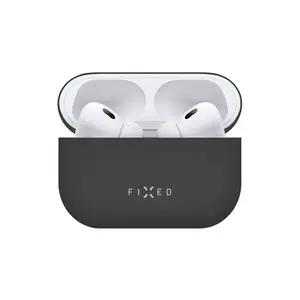 Ultratenké silikonové pouzdro FIXED Silky pro Apple AirPods Pro 2, černá