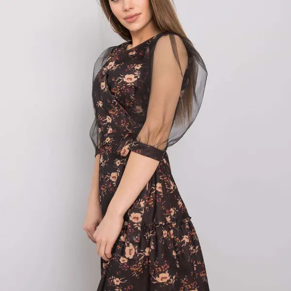 Dress-LK-SK-508378.31P-black-beige