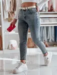 Spodnie damskie jeansowe regular fit LOVANCIO niebieskie Dstreet
