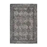 KOBEREC TKANÝ NA PLOCHO, 120/170 cm, šedá, černá