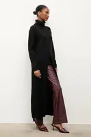 Svetr Answear.LAB dámský, černá barva, s golfem