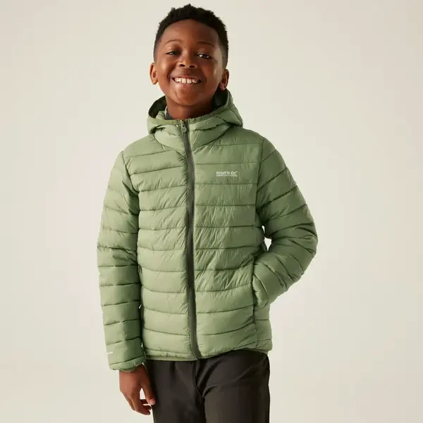 Dětská prošívaná bunda regatta marizion zelená 152