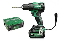 HiKOKI - 18V AKU vŕtačka s príklepom, 2x aku 5,0 Ah Li-Ion, nabíjačka DV18DEWFZ