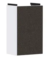 Hansgrohe Xevolos E - Umývadlová skrinka, 58x34x25 cm, 1 dvierka, pánty vpravo, matná biela/textilná tmavá sivá 54169660