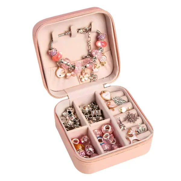 Tvorivá sada na vlastné šperky v púzdre, 66 ks