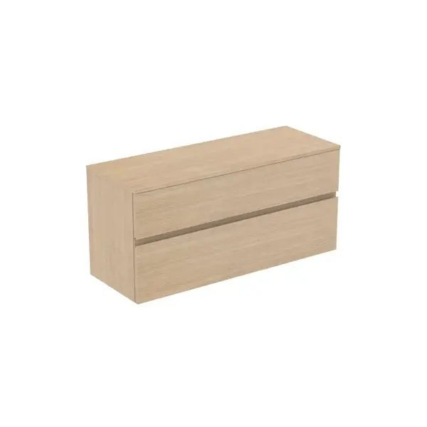 Ideal Standard Finesse - Umývadlová skrinka, 120x44x56 cm, 2 zásuvky, biely dub E3421US