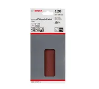 Bosch Príslušenstvo - Brúsny papier P120, 93x186 mm, 10 ks 2608605306