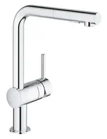 Grohe Minta - Dřezová baterie s výsuvnou sprškou, chrom 30274000