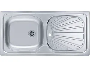 Alveus Basic - Dřez 86x44 cm, nerez 1008993