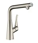 Hansgrohe Metris New - Dřezová baterie, vzhled nerezu 14883800