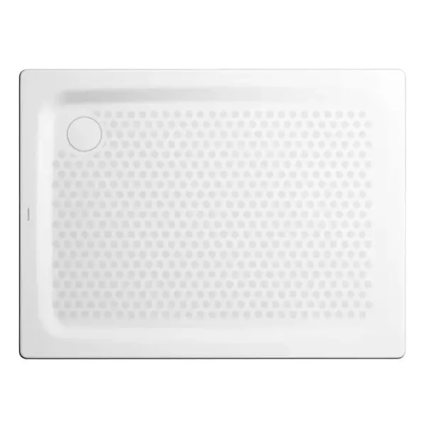 Kaldewei Avantgarde - Sprchová vanička Superplan 404-2, 90x100 cm, celoplošný antislip, Perl-Effekt, polystyrénový nosič, bílá 430435043001