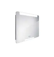 Nimco Zrcadla - Zrcadlo s LED osvětlením, 80x70 cm, dotykový senzor, hliník ZP 22003VX