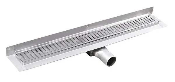 Gelco Manus - Sprchový odtokový žlab Onda, 65 cm, ke zdi, nerez GMO22