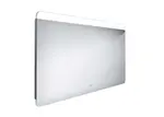 Nimco Zrcadla - Zrcadlo s LED osvětlením, 120x70 cm, dotykový senzor, hliník ZP 23006V