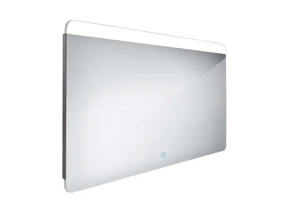 Nimco Zrcadla - Zrcadlo s LED osvětlením, 120x70 cm, dotykový senzor, hliník ZP 23006V