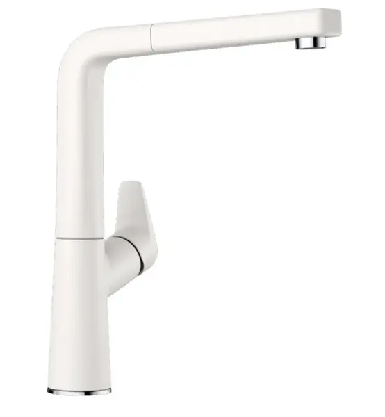 Blanco Avona S - Dřezová baterie s výsuvnou koncovkou, bílá 521280