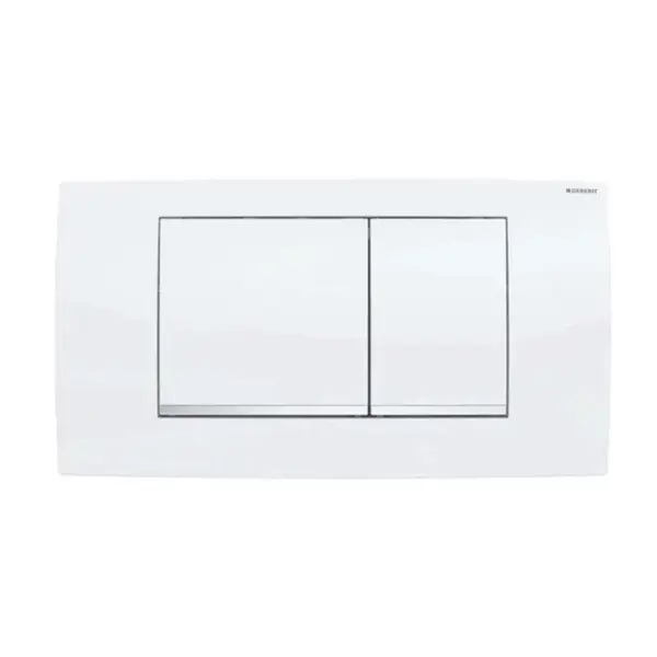 Geberit Twinline30 - Ovládání splachování, bílá 115.899.KJ.1