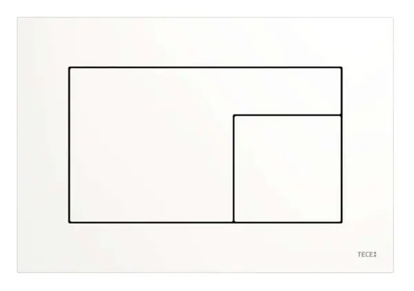 Tece TECEvelvet - Ovládání splachování, úprava proti otiskům prstů, bílá 9240735