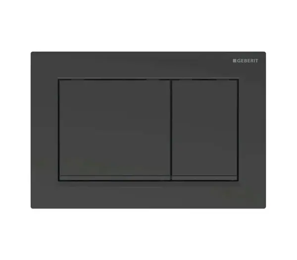 Geberit Omega20 - Ovládání splachování, matná černá 115.080.16.1