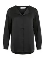 VILA Blúzka 'VIELLETTE'  čierna