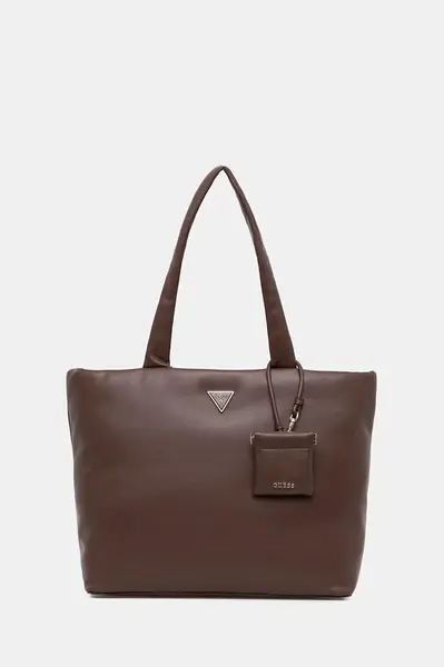 Kabelka Guess SUNETRA hnědá barva, HWNG75 34230