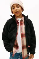 Dětská mikina Tommy Hilfiger černá barva, hladká, KB0KB09902