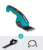 Gardena - 3,6V AKU nůžky na keře a trávu ClassicCut Li, integrovaná baterie, nabíječka 9885-20