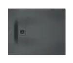 Duravit Sustano - Sprchová vanička, 100x80 cm, DuraSolid, matná tmavě šedá 720273650000000