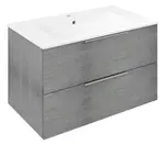 Sapho Cirasa - Umývadlová skrinka, 80x52x46 cm, 2 zásuvky, dub strieborný CR801-1111