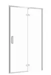 Cersanit Larga - Sprchové dveře 120x195 cm, pravé, chrom/čiré sklo S932-118