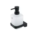 Nimco Maya - Dávkovač mydla s držiakom, matná čierna MAC 29031C-T-90