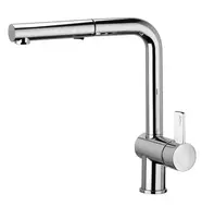 Paffoni Rock - Dřezová baterie s výsuvnou sprškou, chrom RO285CR